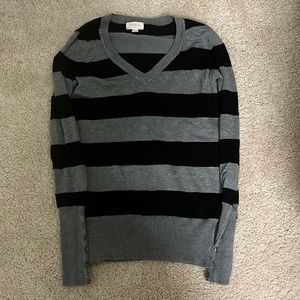 Gray & Black Sweater (Size S).
